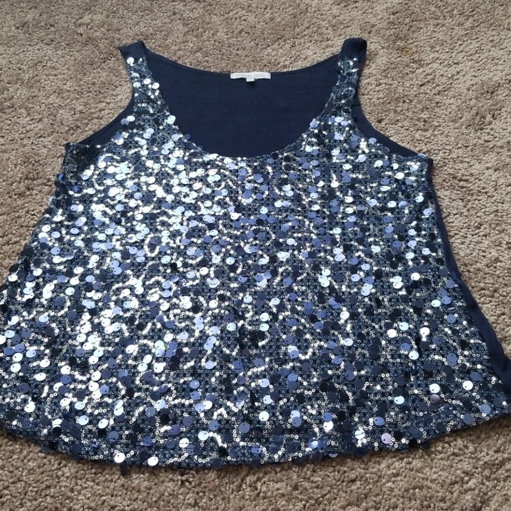 Blue Navy Tank Top